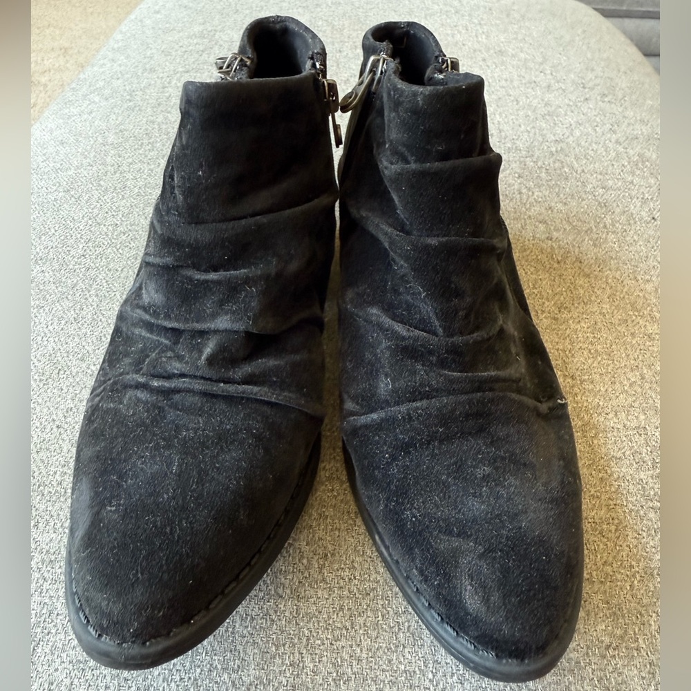 Blowfish Black Suede Ankle Boots